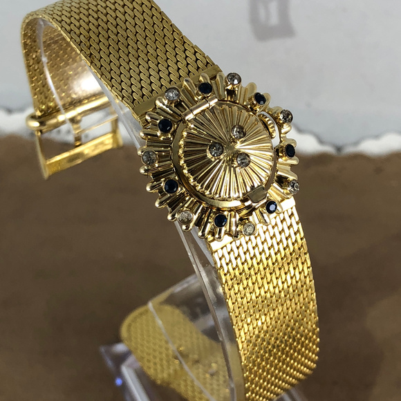 Vintage Bucherer Custom Jeweled Bracelet Watch main image 6